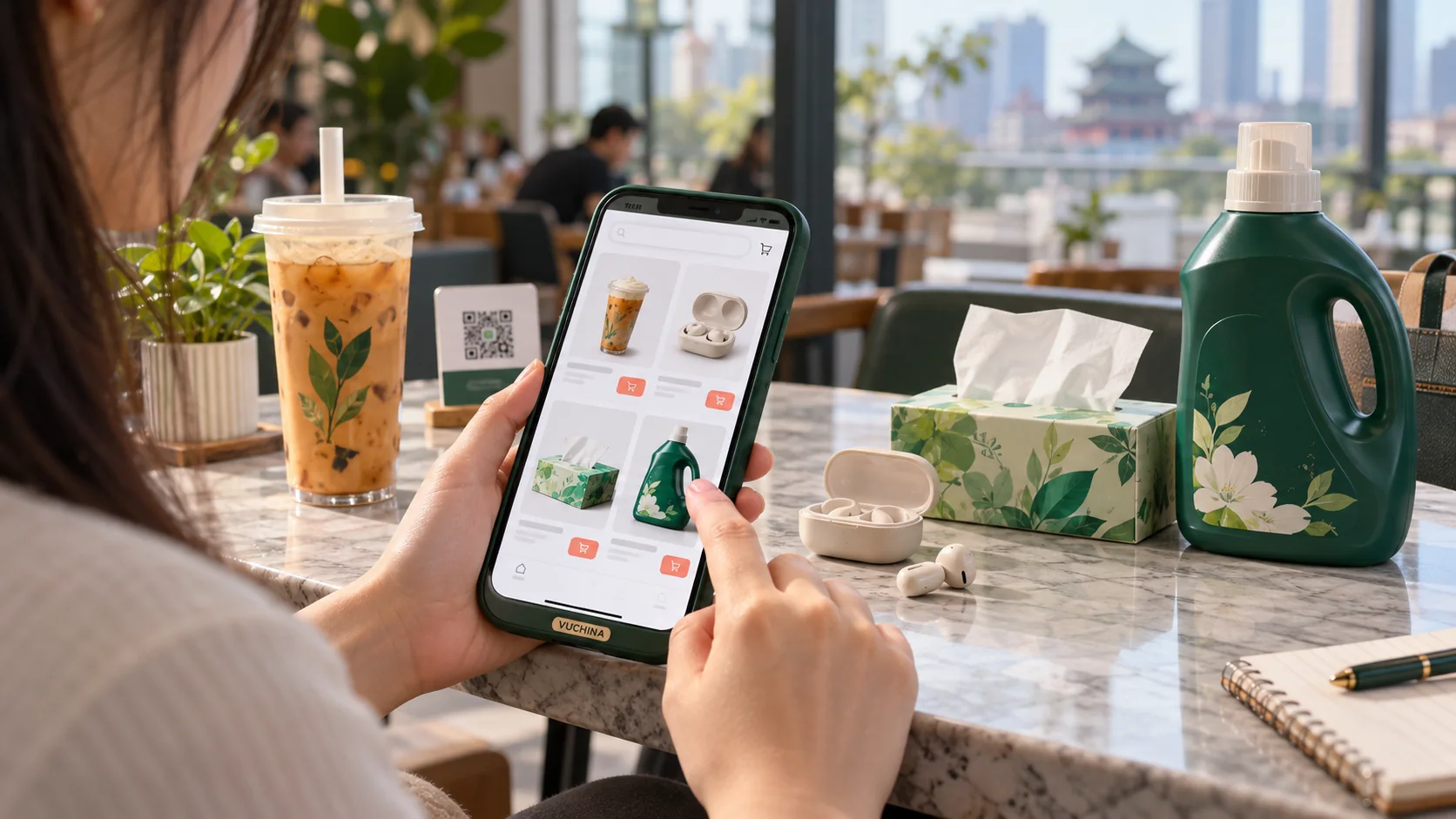 Minh họa Điều kỳ lạ ở Trung Quốc: Douyin tặng nước miễn phí, Pinduoduo bán hàng 0,01 tệ - Vuchina
