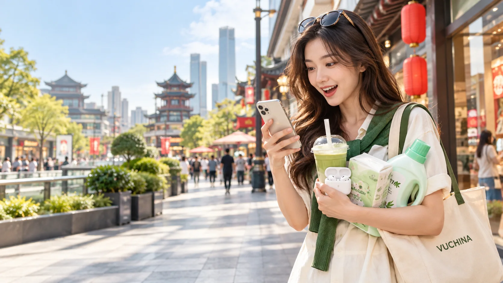 Điều kỳ lạ ở Trung Quốc: Douyin tặng nước miễn phí, Pinduoduo bán hàng 0,01 tệ